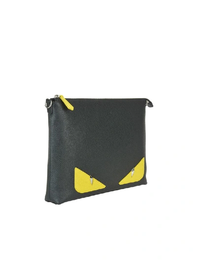 Shop Fendi Shoulder Bag In Sunflowers
