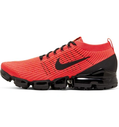 Shop Nike Air Vapormax Flyknit 3 Sneaker In Flash Crimson/ Crimson/ Black