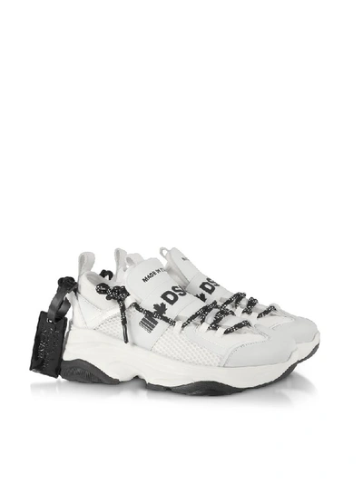 Shop Dsquared2 Sneakers In Bianco