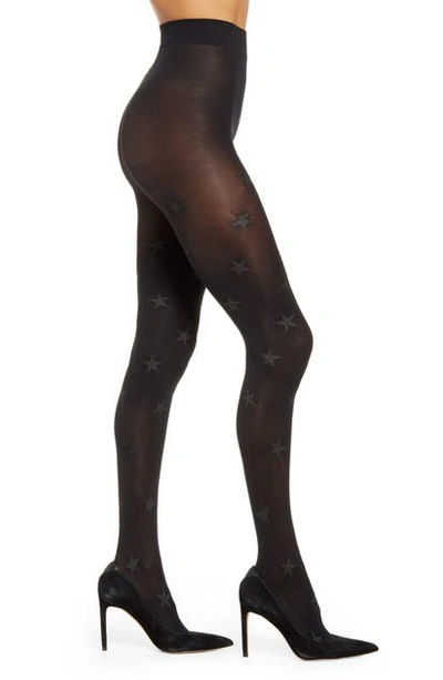 Shop Pretty Polly Shimmer Star Tights In Black