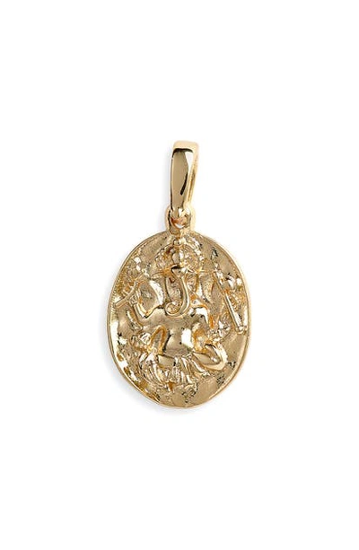 Shop Melinda Maria Icons Ganesh Charm In Gold
