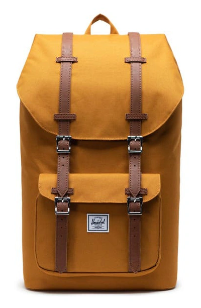 Shop Herschel Supply Co 'little America' Backpack In Buckthorn Brown