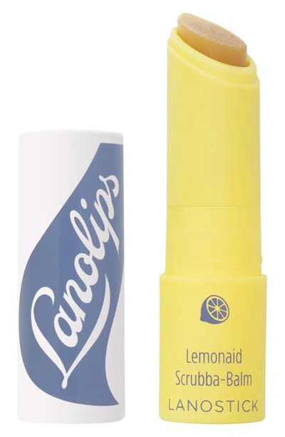 Shop Lanolips Lanostick Lemonaid Scrubba-balm Sugar Lip Scrub + Balm