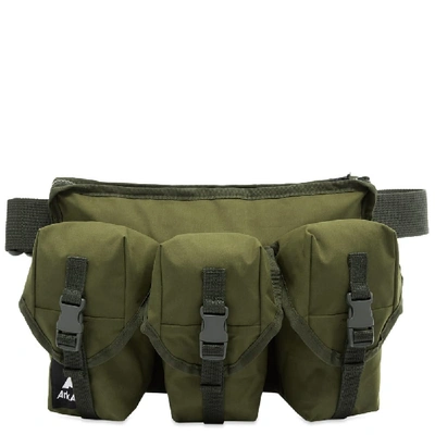 Shop Ark Air 3 Pocket Waist Bag In Green