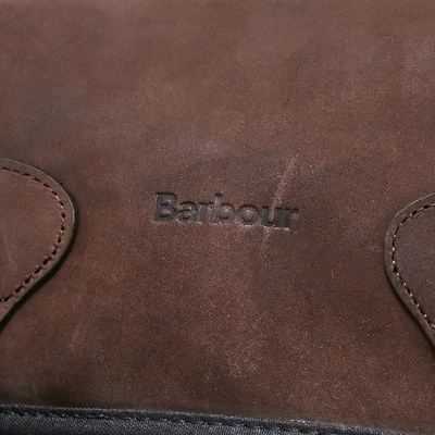 Shop Barbour Wax Leather Tarras In Blue