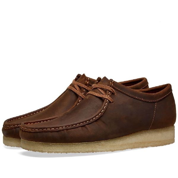 clarks wallabees brown