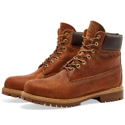 Shop Timberland Heritage 6" Premium Boot In Brown