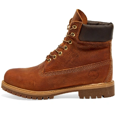 Shop Timberland Heritage 6" Premium Boot In Brown