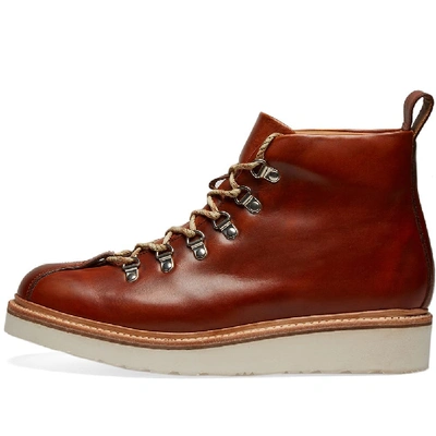 Shop Grenson Bobby Mountain Boot In Brown