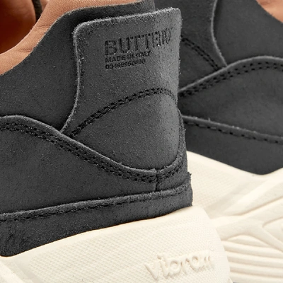 Shop Buttero Vinci Chunky Sneaker In Black