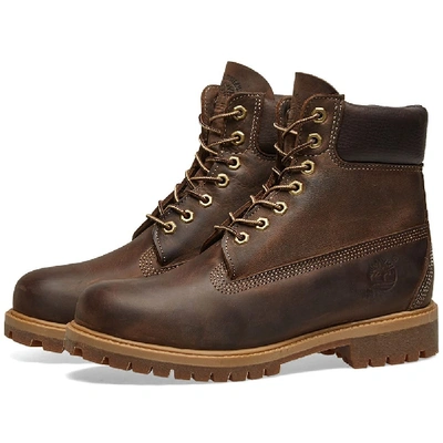Shop Timberland Heritage 6" Premium Boot In Brown