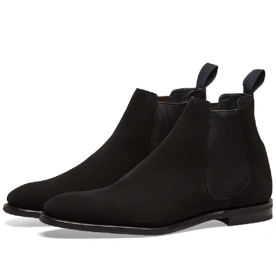 Shop Church's Prenton Suede Chelsea Boot In Black