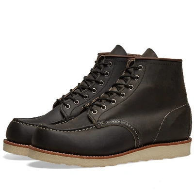 Shop Red Wing 8890 Heritage Work 6" Moc Toe Boot In Grey
