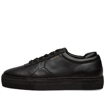 Axel Arigato Leather Platform Sneakers In Blackleath | ModeSens