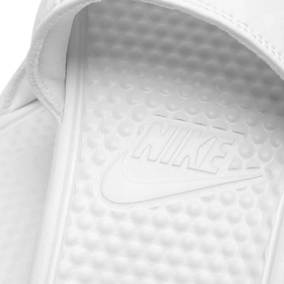 Shop Nike Benassi Jdi W In White
