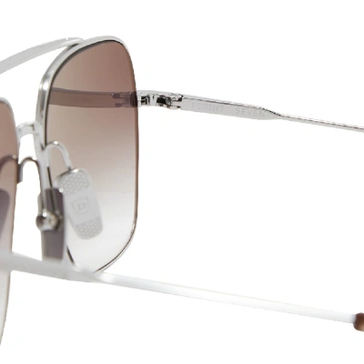 Shop Dita Flight-seven Sunglasses In Silver