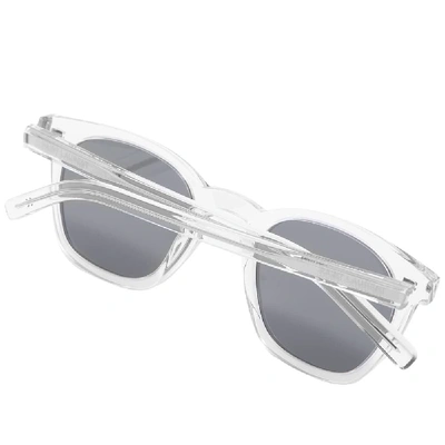 Shop Saint Laurent Sl 28 Sunglasses In Silver