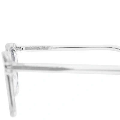 Shop Saint Laurent Sl 28 Sunglasses In Silver