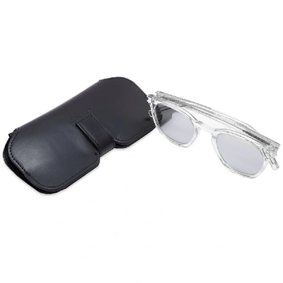 Shop Saint Laurent Sl 28 Sunglasses In Silver