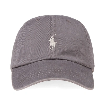 Shop Polo Ralph Lauren Classic Baseball Cap In Grey