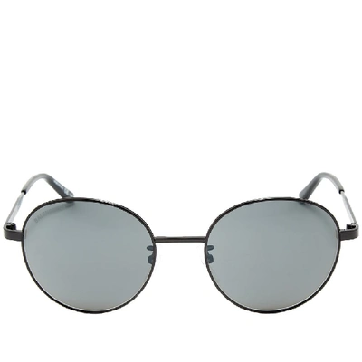 Shop Balenciaga Round Sunglasses In Black