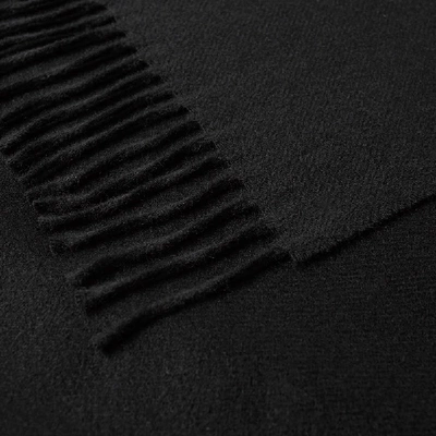 Shop Acne Studios Canada Cashmere Narrow Scarf In Black