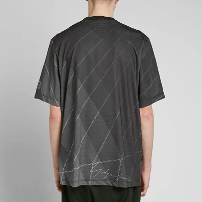 Shop Y-3 All Over Print Football Shirt In Black
