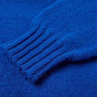 Shop Jamiesons Of Shetland Jamieson's Of Shetland Crew Knit In Blue