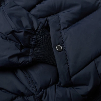 Shop Alpha Industries Apollo 11 Hooded Puffer Jacket In Blue