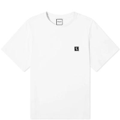 Shop Wooyoungmi Oversize Reverse Logo Tee In White
