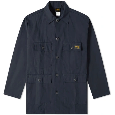 Shop Stan Ray Four Pocket Jacket In Blue