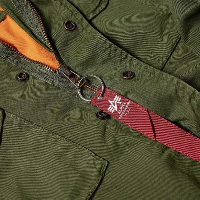 Shop Alpha Industries Vintage M-65 Cw Jacket In Green