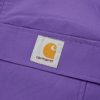 Shop Carhartt Wip Nimbus Fleece Lined Pullover Jacket In Purple