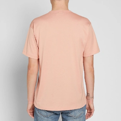 Shop Acne Studios Nash Face Tee In Pink