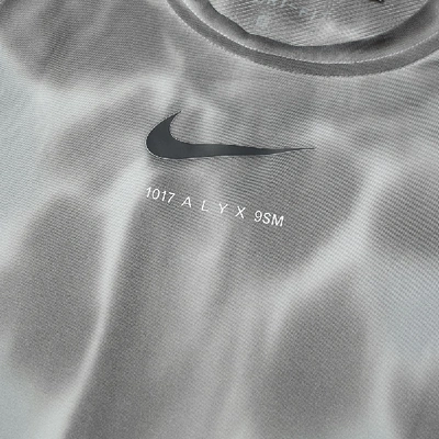 Shop Alyx 1017  9sm X Nike Laser Logo Tee In Grey