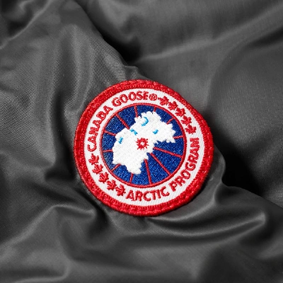 Shop Canada Goose Lodge Hooded Jacket In Black