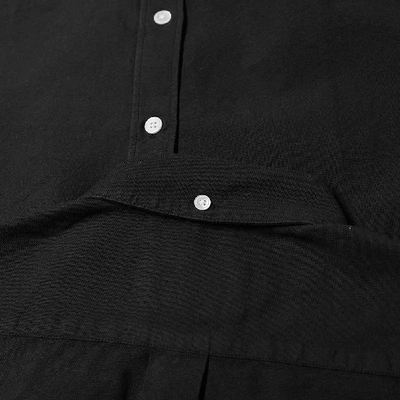 Shop Portuguese Flannel Button Down Belavista Oxford Shirt In Black