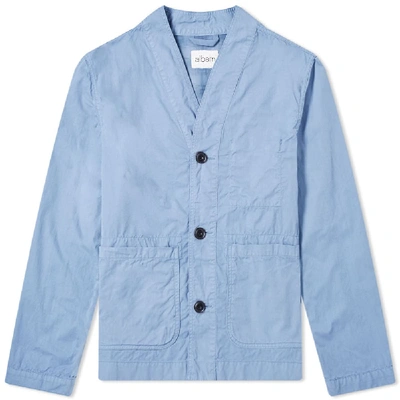 Shop Albam Noragi Work Jacket In Blue