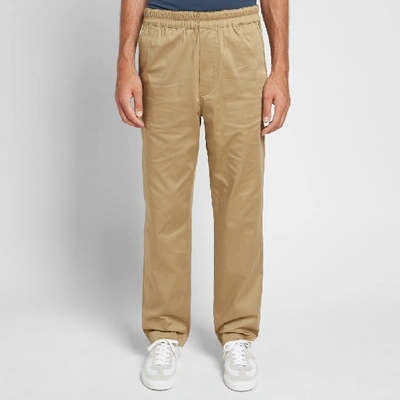 Shop Acne Studios Paco Drawstring Pant In Brown