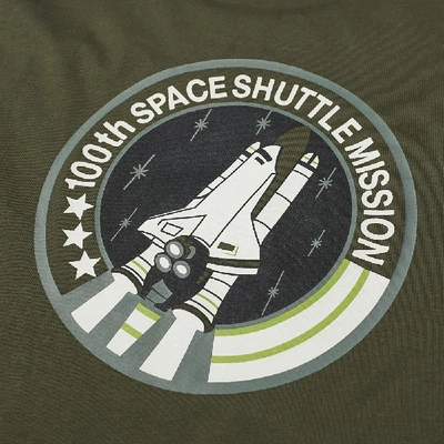 Shop Alpha Industries Space Shuttle Tee In Green