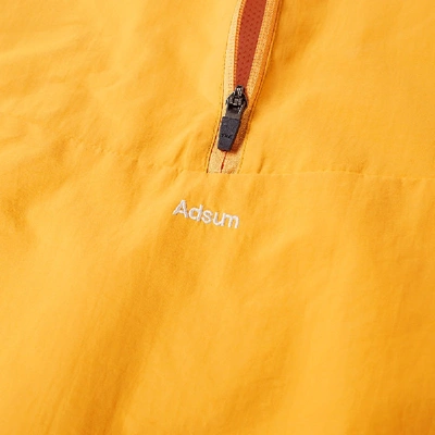 Shop Adsum Uc Popover Jacket In Yellow