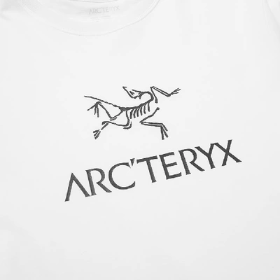 Shop Arc'teryx Arc' Word Tee In White