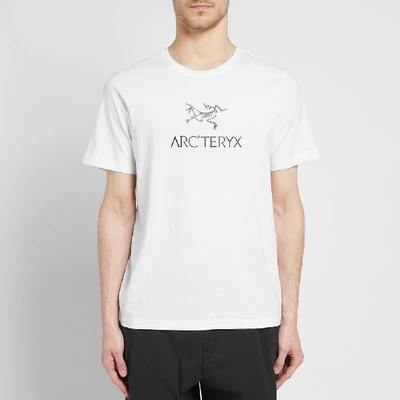 Shop Arc'teryx Arc' Word Tee In White