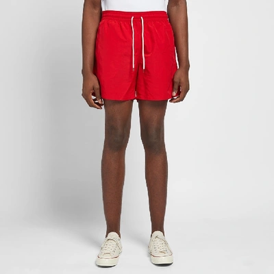 Shop Polo Ralph Lauren Classic Traveller Swim Short In Red