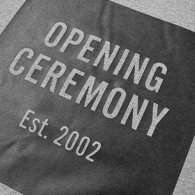 Shop Opening Ceremony Box Logo Hoody In Grey