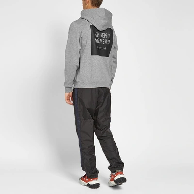 Shop Opening Ceremony Box Logo Hoody In Grey