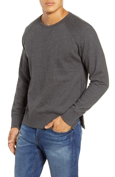 Shop Ugg Leland Crewneck Sweater In Grey Heather