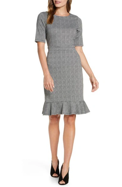 Shop Leota Gia Glen Plaid Flounce Hem Dress