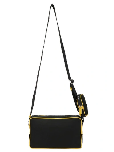 Shop Prada Shoulder Bag In Nero+ardesia