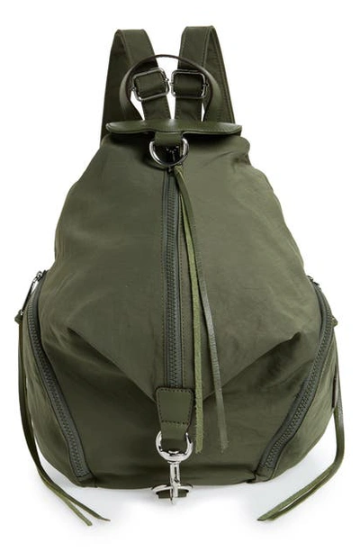 Shop Rebecca Minkoff Julian Nylon Backpack - Green In Olive